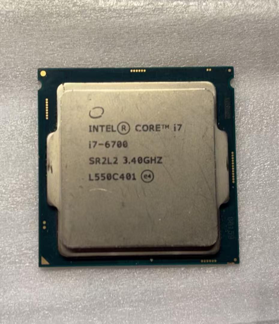 Intel Core i7-6700 CPU 3.40GHz 少量の金を含む