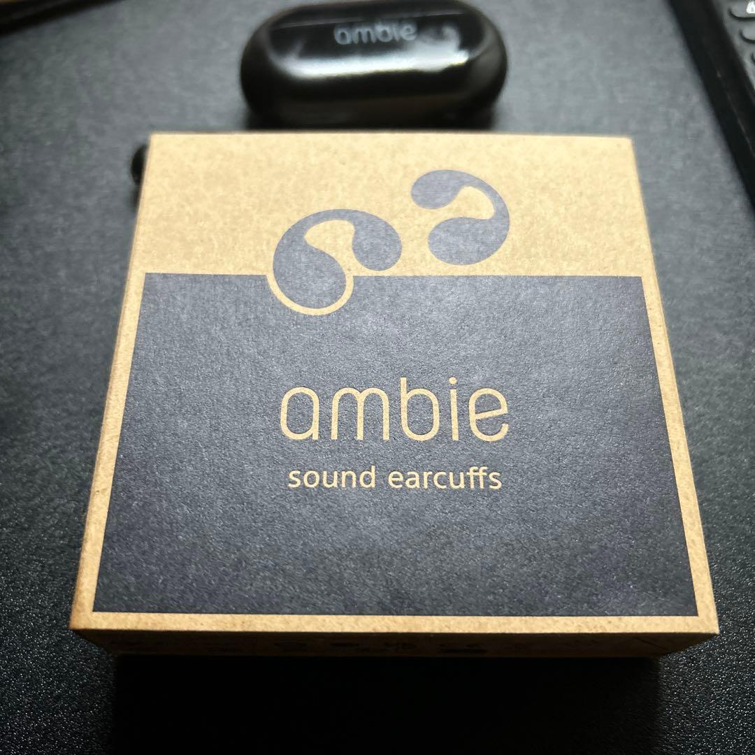 ambie sound earcuffs AM-TW02 ブラック✖️ブラック