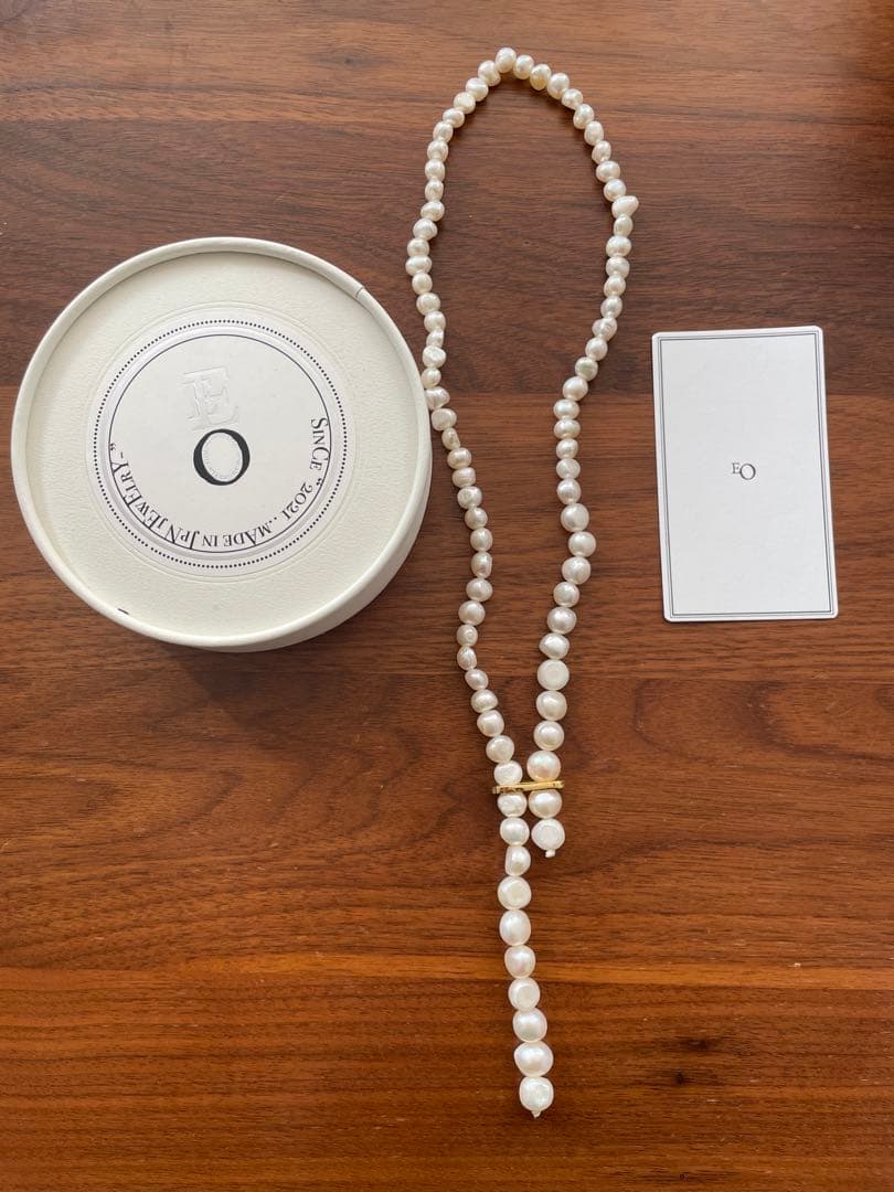 EO パール ラリエットネックレス