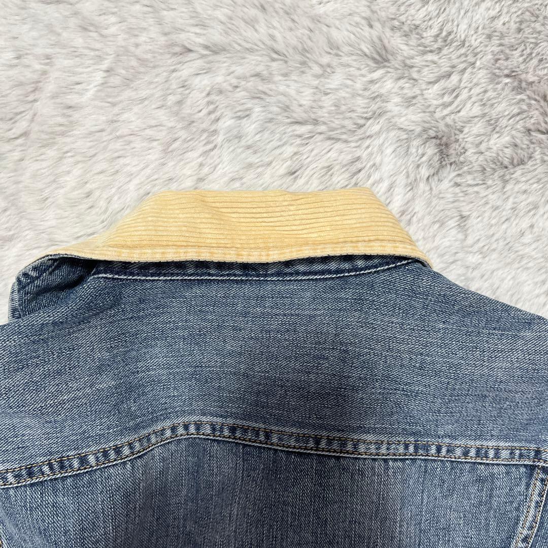 Lee リー　ストームライダー　コーデュロイ襟　裏ボア仕様　デニムジャケット