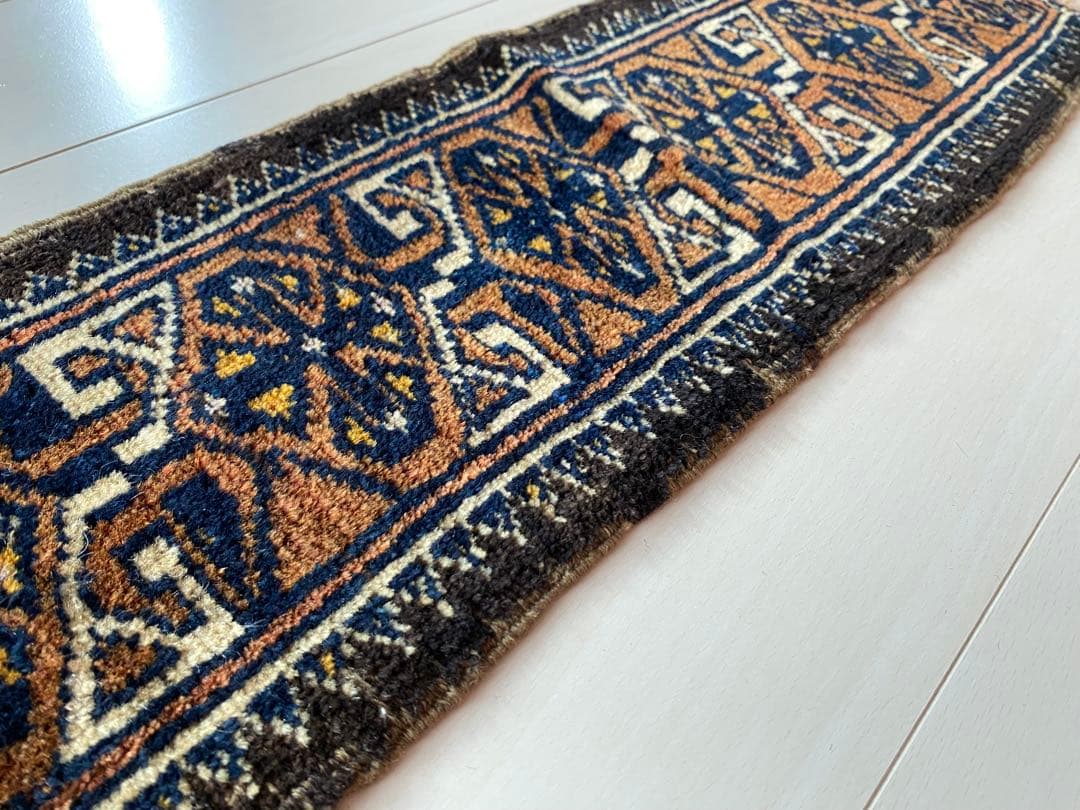 ヴィンテージラグ バルーチ ミニランナーラグ