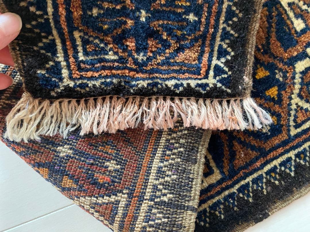 ヴィンテージラグ バルーチ ミニランナーラグ