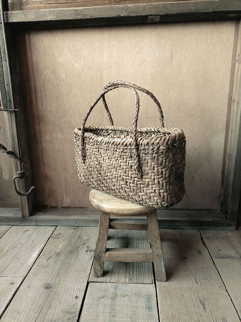 も*.様 信州安曇野の山葡萄かごバック 里山手仕事