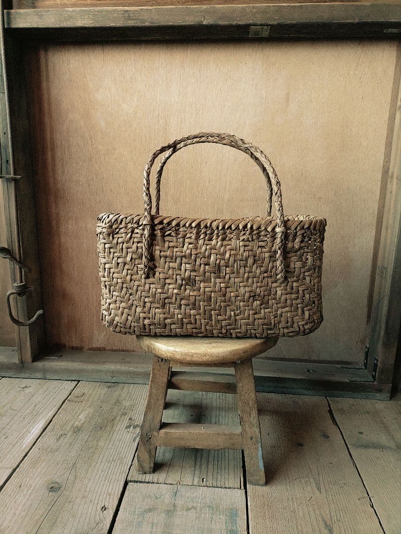 も*.様 信州安曇野の山葡萄かごバック 里山手仕事