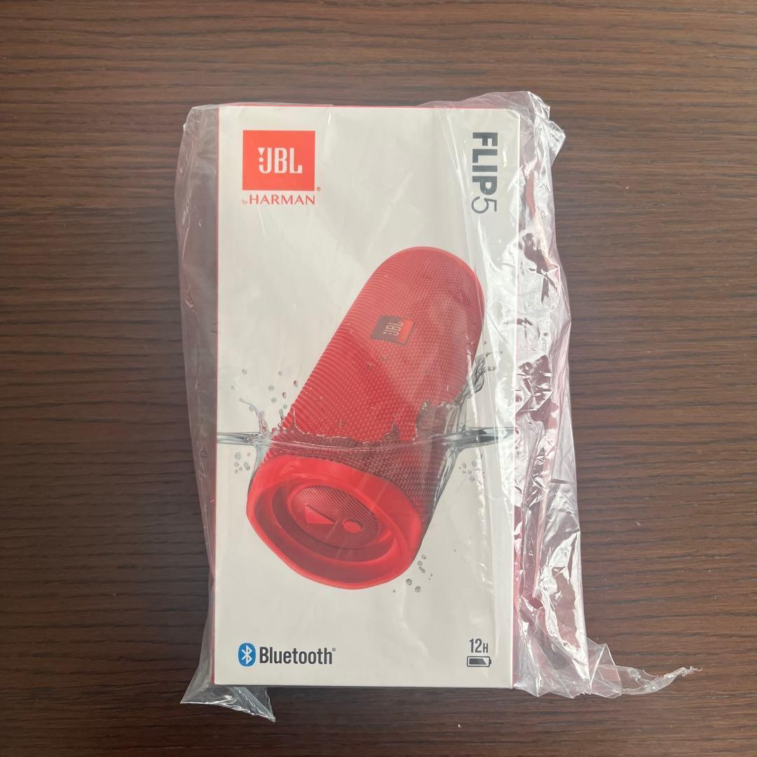 【新品・未開封】JBL FLIP5 スピーカー(カラー：レッド)