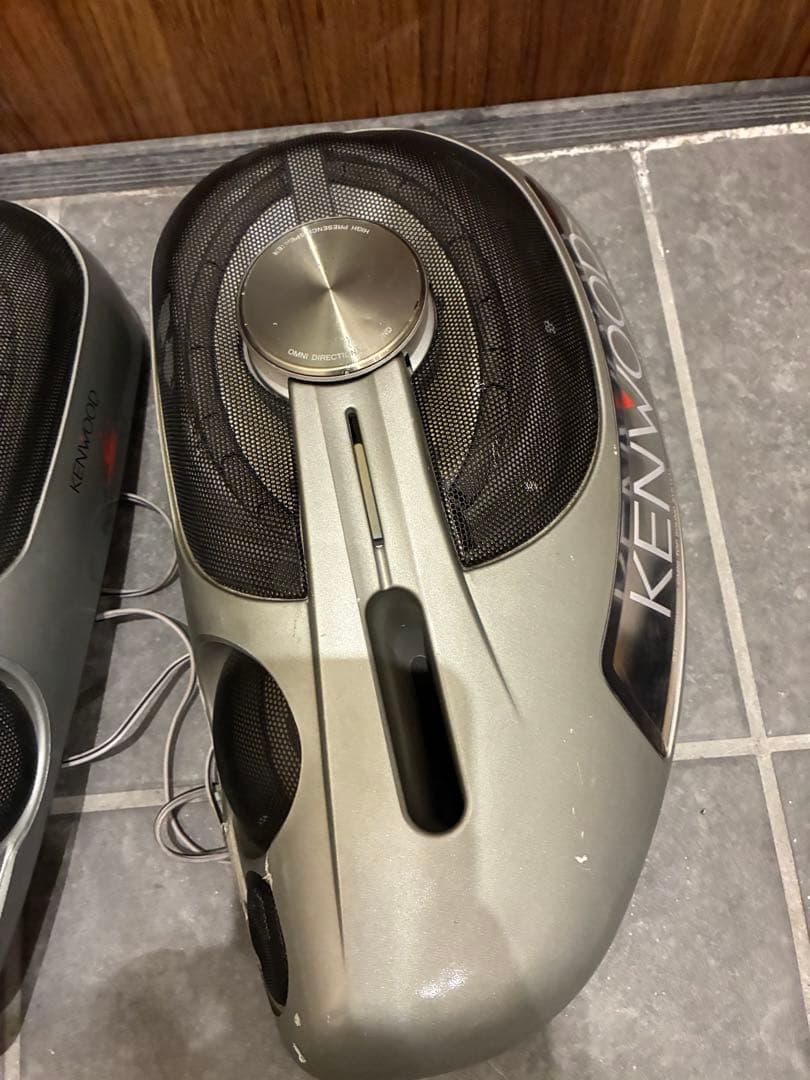 KENWOOD 据置スピーカー シルバー