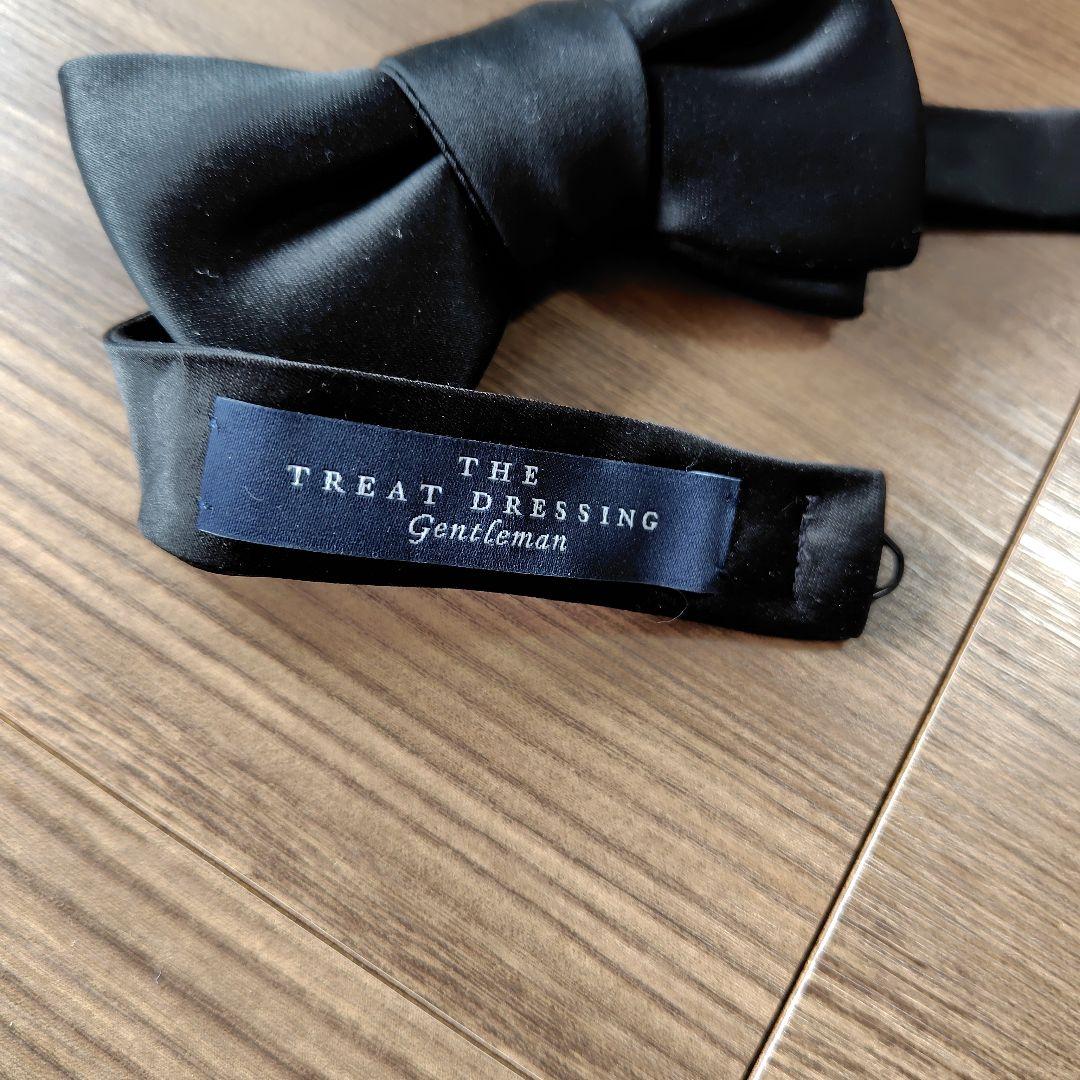トリートドレッシング 新郎 シャツ カフス チーフ 蝶ネクタイ 4点セット