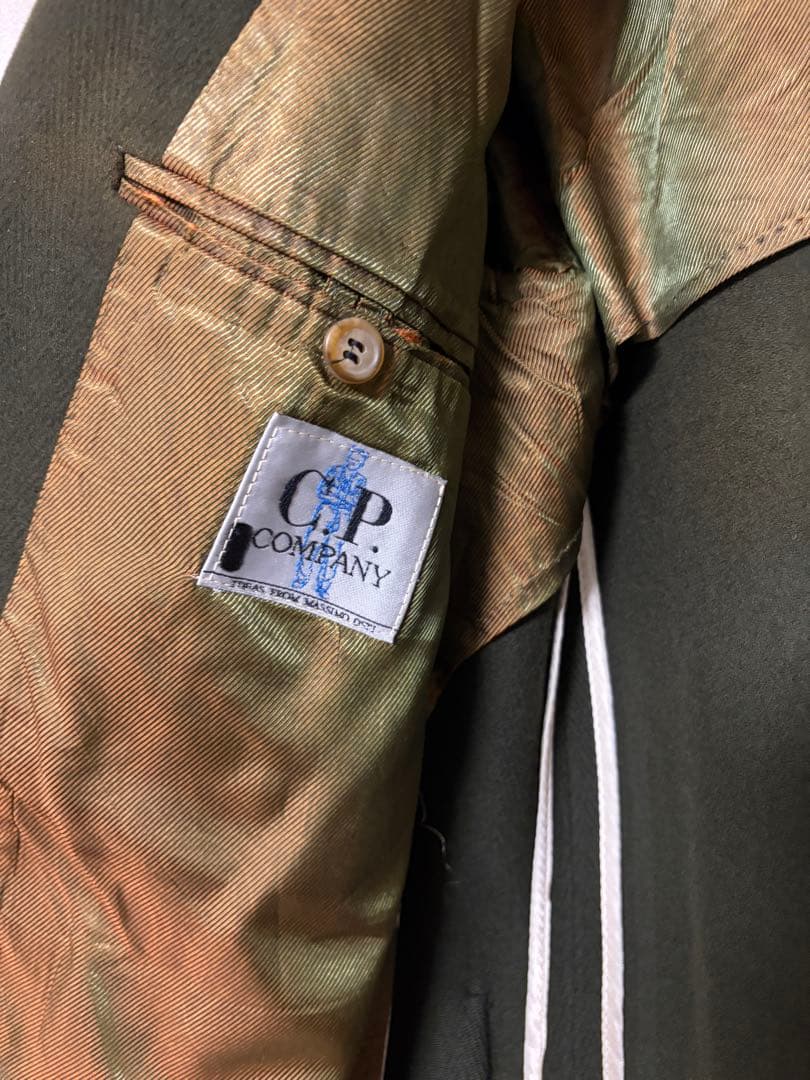 伊製 90s CPカンパニー 本人期 ヘリンボーン テーラード 裏地ペイズリー柄