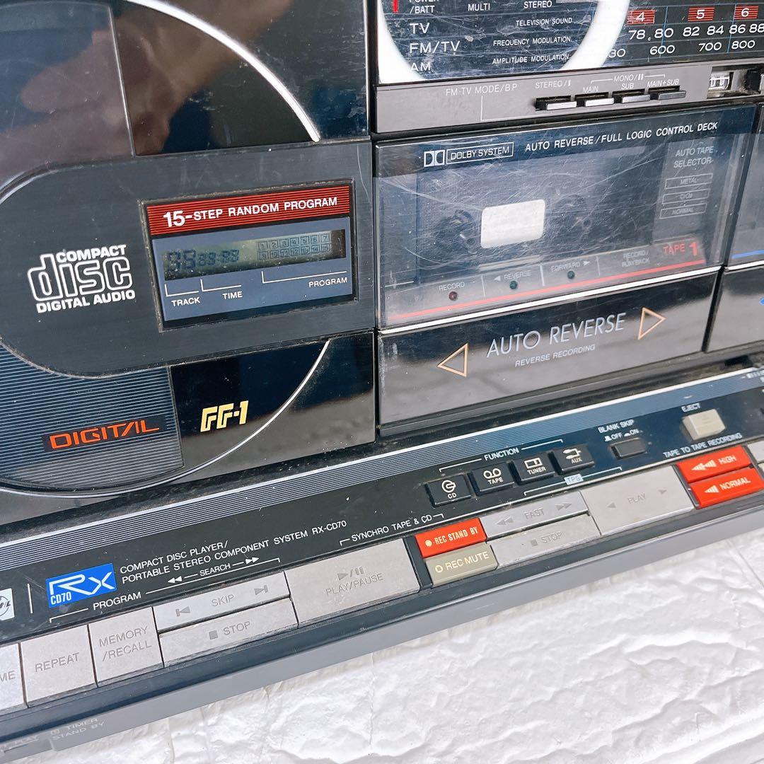 National ナショナル RX-CD70 ラジカセ カセットデッキ