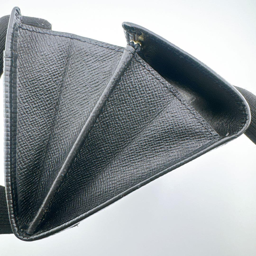 ルイヴィトン ポシェット ポルトモネ クレディ エピ ノワール 黒 長財布