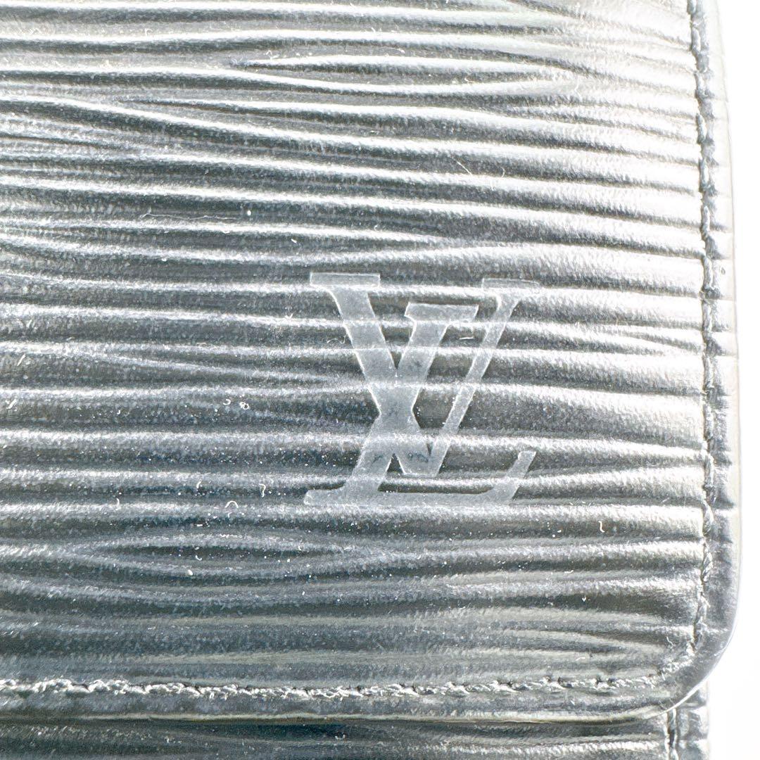 ルイヴィトン ポシェット ポルトモネ クレディ エピ ノワール 黒 長財布