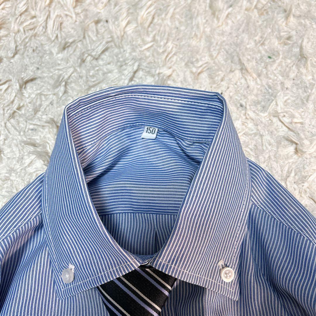 未使用級【OLIVER HOUSE】男子150 卒業式　フォーマル　スーツ　黒