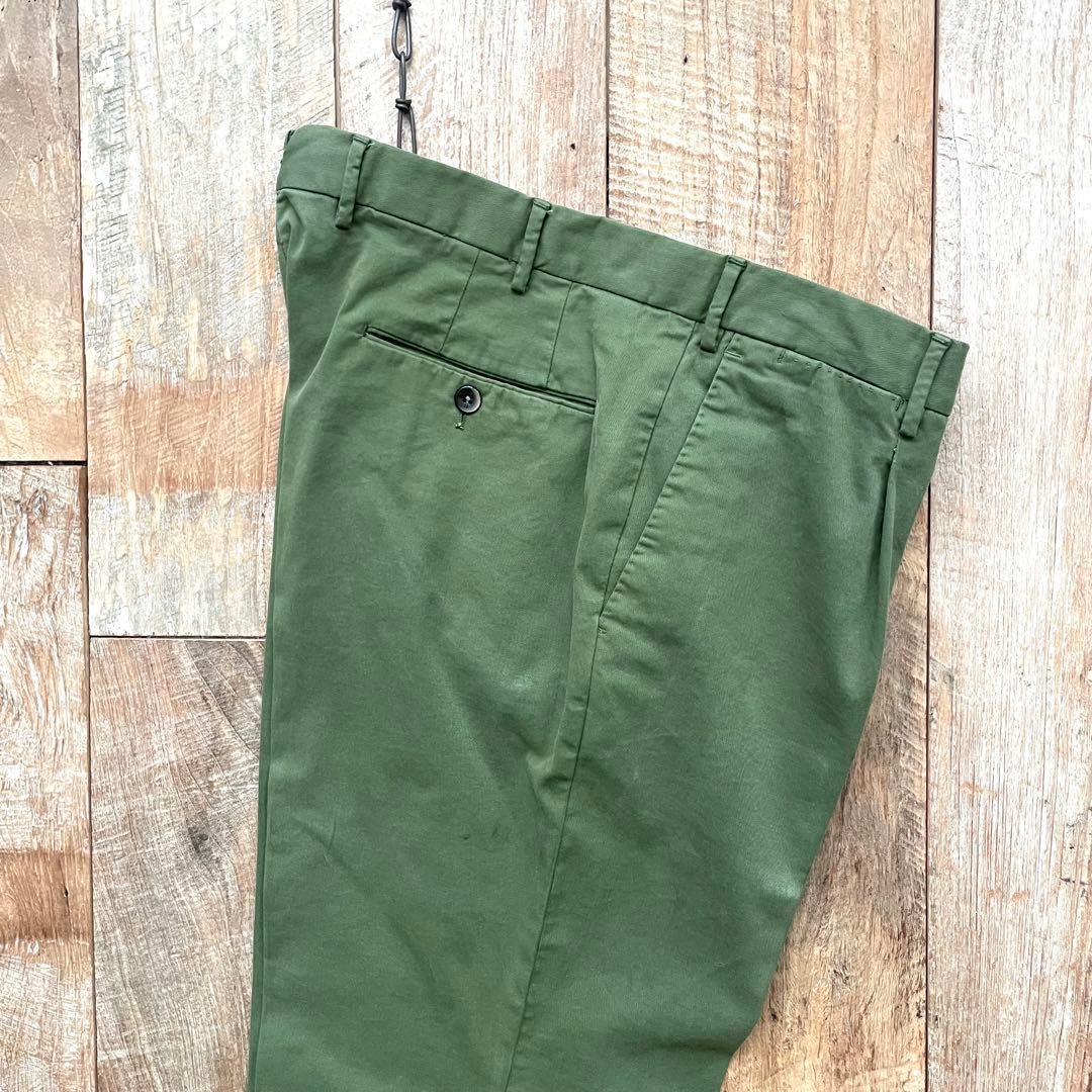 【美品】PT TORINO テーパード コットン スラックス パンツ 52