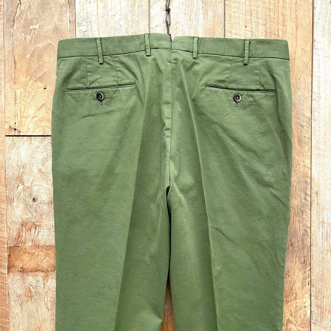 【美品】PT TORINO テーパード コットン スラックス パンツ 52