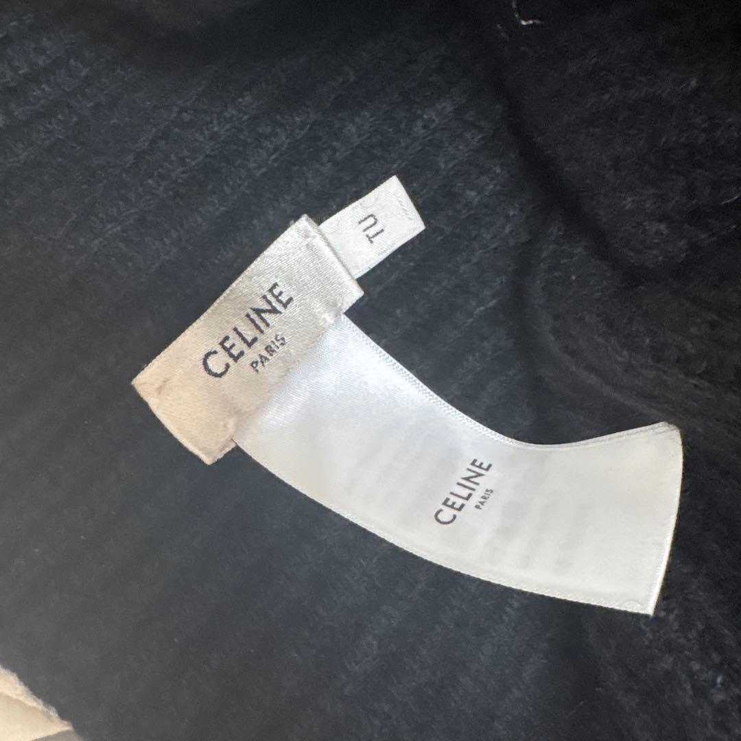 CELINE 黒 ニット帽