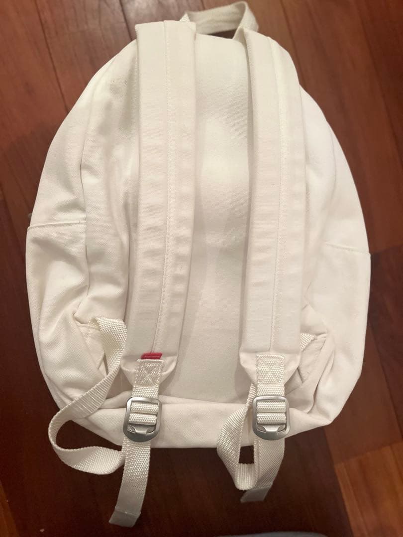 SUPREME シュプリーム　リュック　バックパック　白　キャンパス