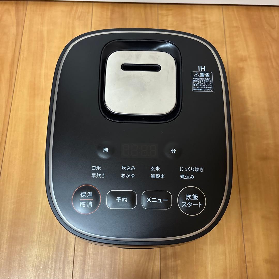 【超美品】情熱価格 IH 炊飯器 5.5合炊き ブラック
