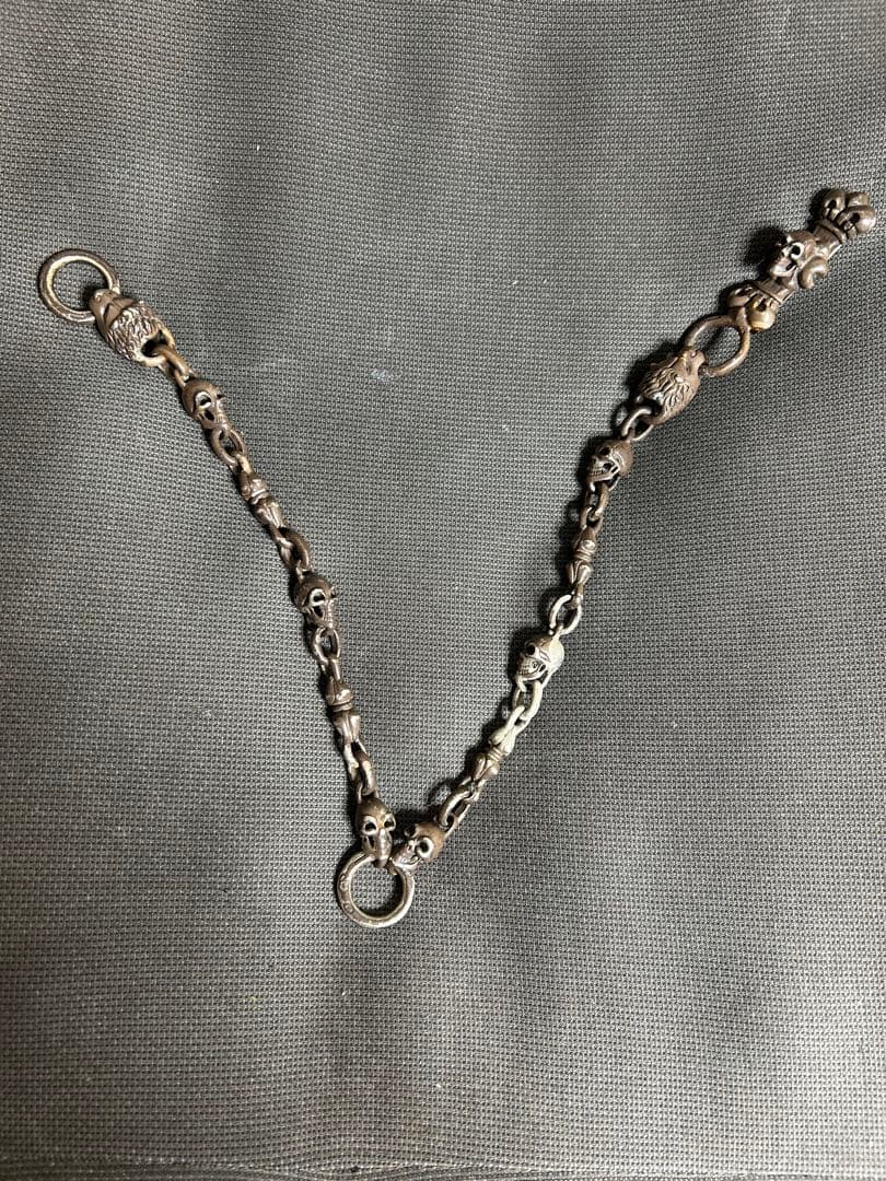 ガボール タイプ　ウォレットチェーン　ライオンブレスレット　KOO
