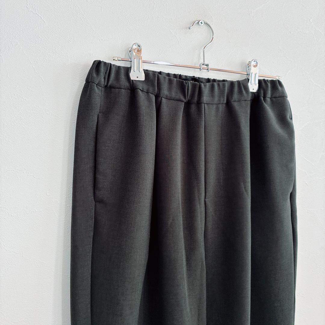 未使用 TRAVAIL MANUEL ダブルクロス 1タックストレートパンツ M