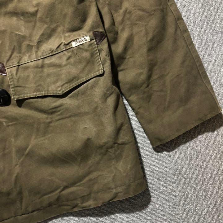 70s80s French製 ヴィンテージ カナディアンjk コート ボア 古着