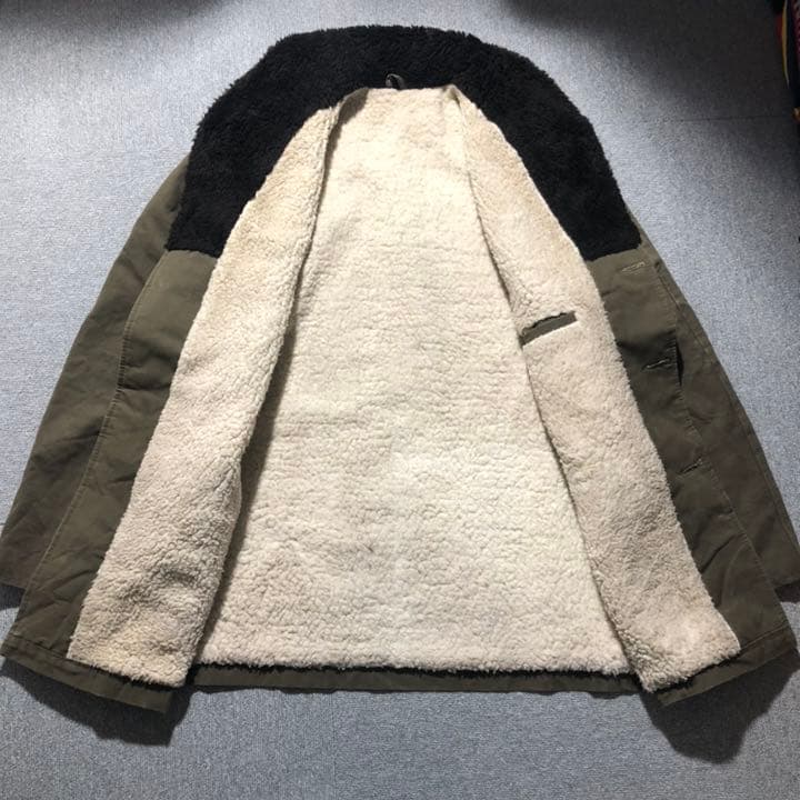 70s80s French製 ヴィンテージ カナディアンjk コート ボア 古着