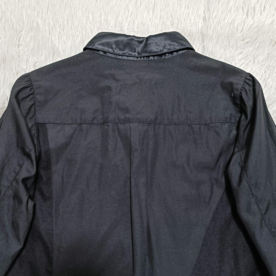 美品♪OLLEBOREBLA アルベロベロ 変形チュニックブラウス 異素材結合