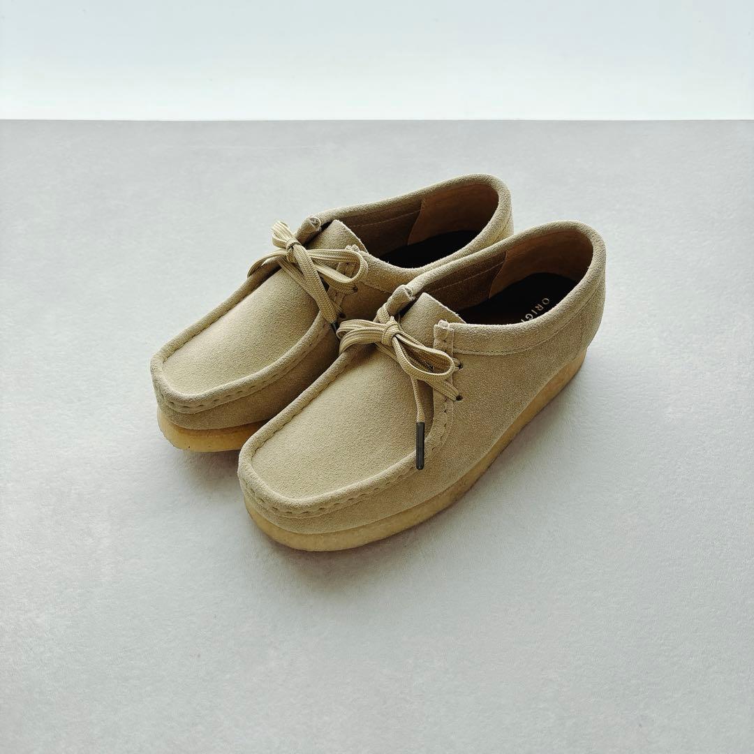 クラークス　ワラビー　メープル スエード 　23