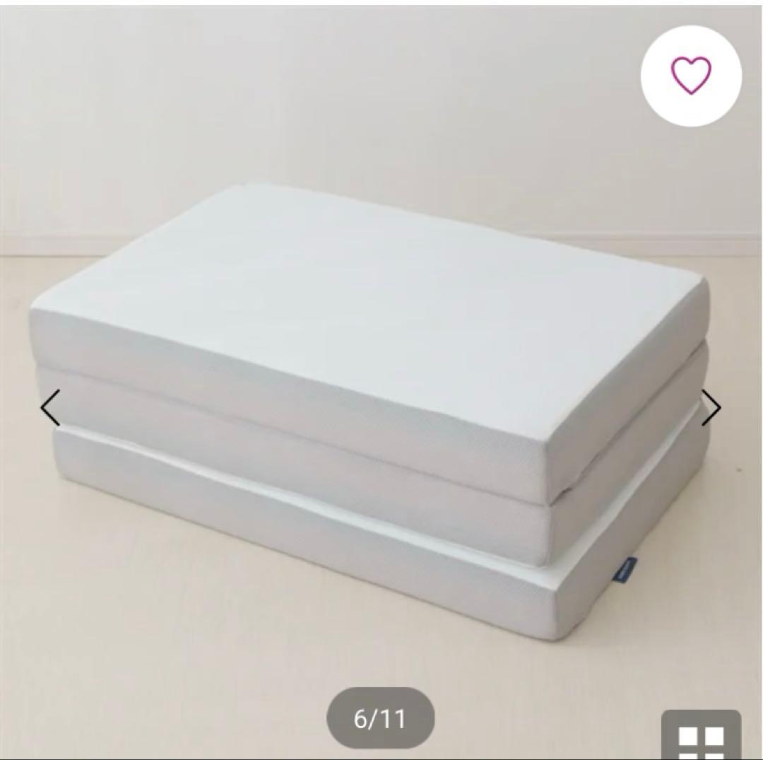 イオン　ホームコーディ　しっかり支える三つ折りマットレス　かため　シングル