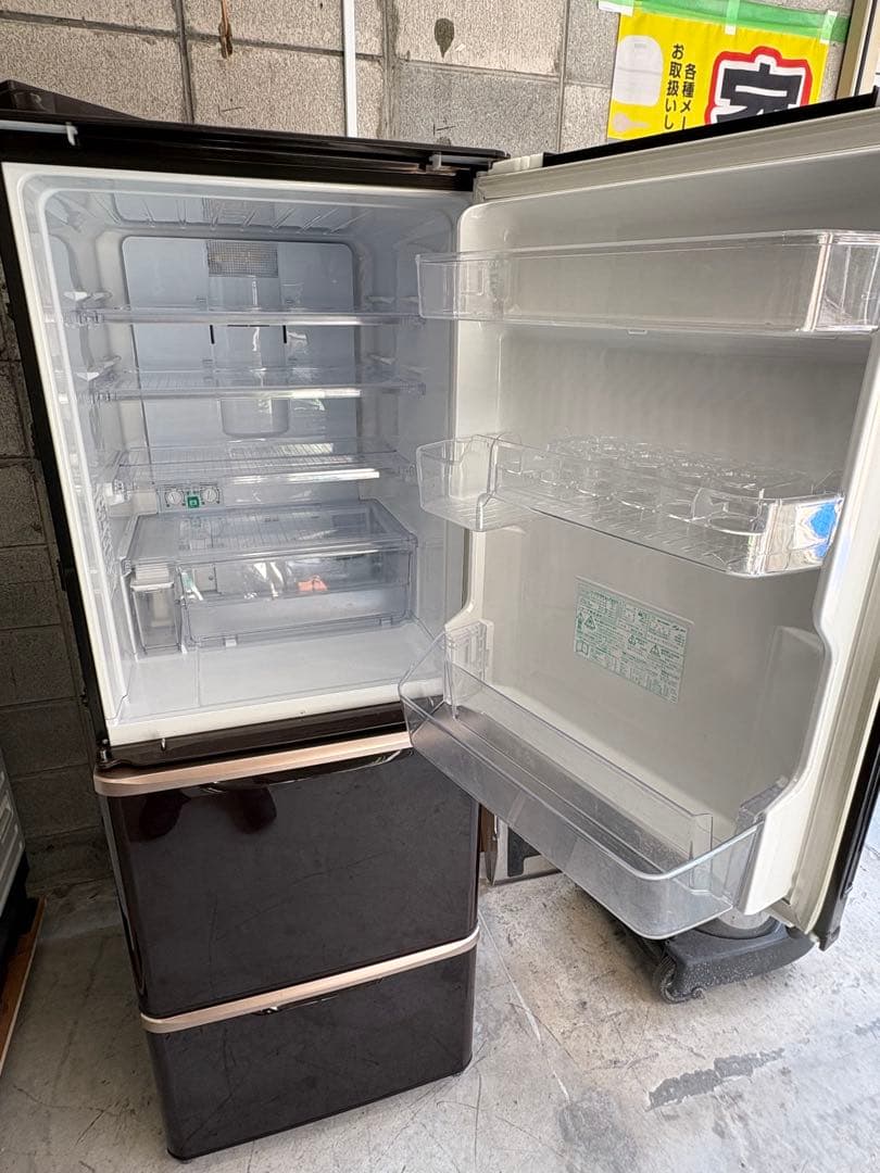 無料配送設置込 SHARP 350L SJ-PW35Y-T 冷蔵庫