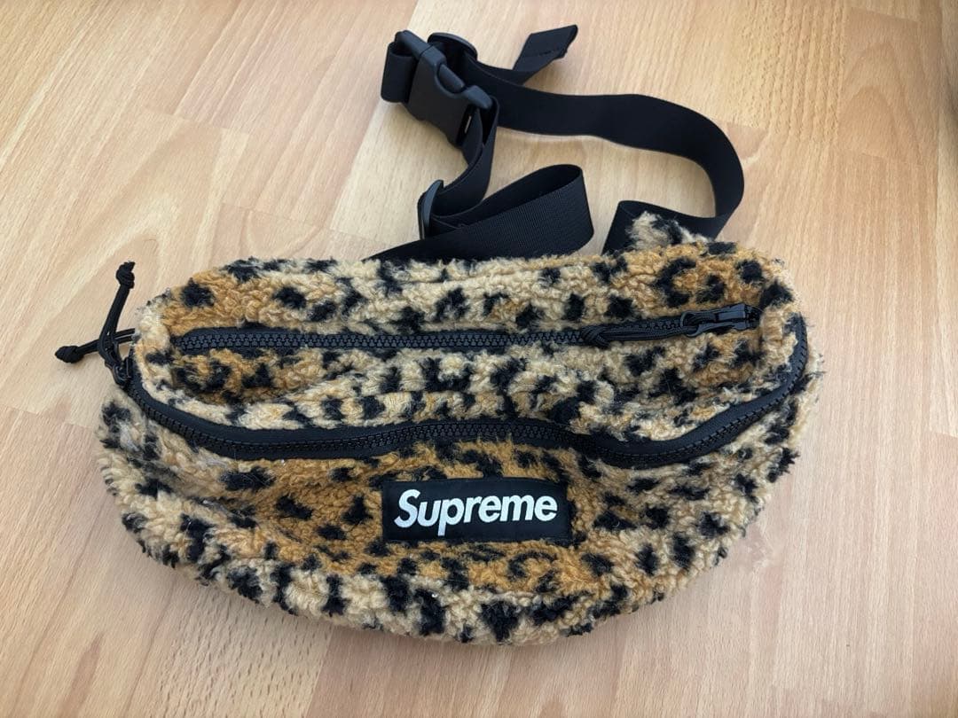supreme レオパード ヒョウ柄 ショルダーバッグ ウエストポーチ