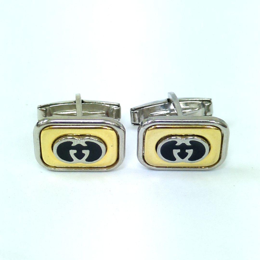 オールドグッチ Gucci PARFUMS カフスボタン カフリンクス イタリア