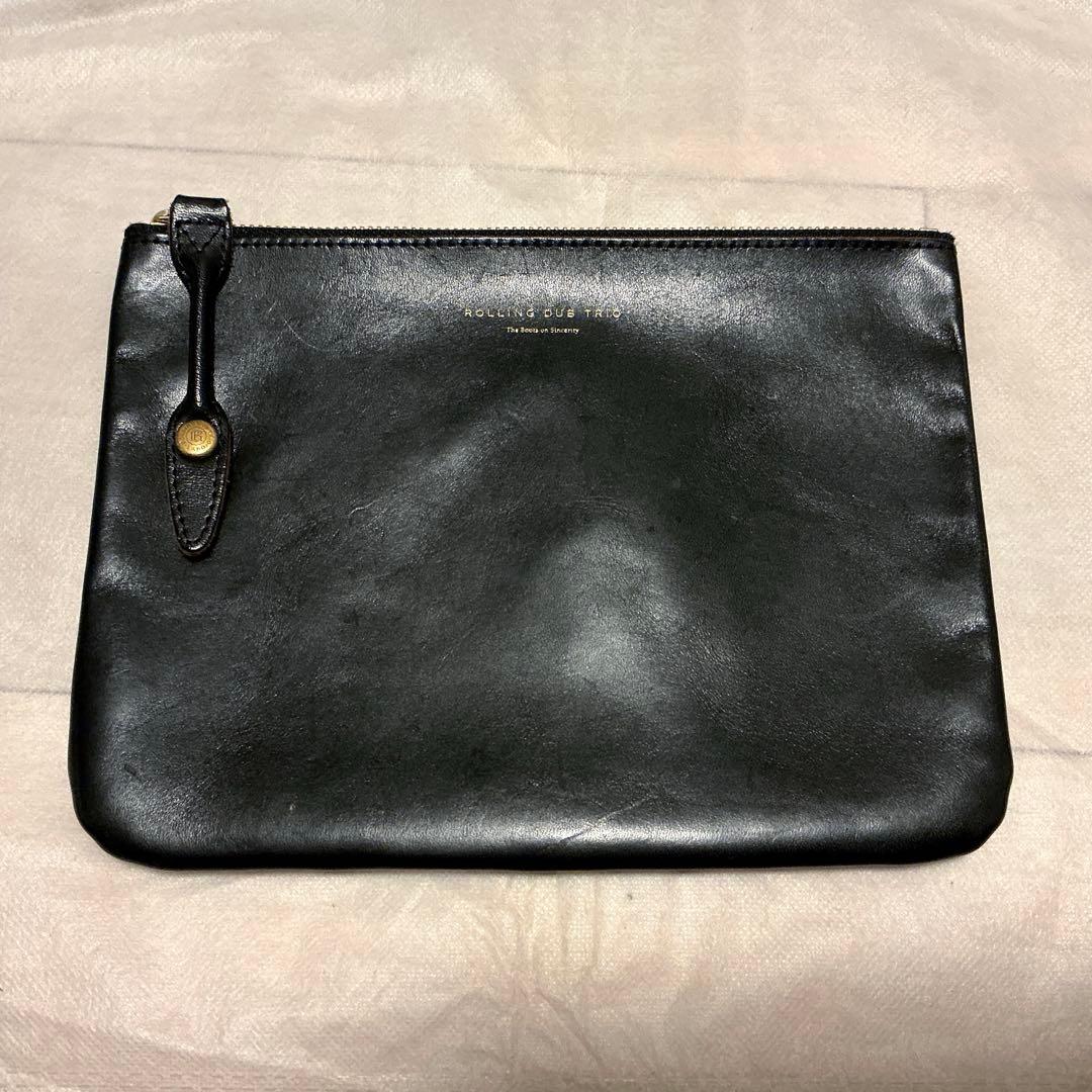 Rolling Dub Trio / ローリングダブトリオ レザー ポーチ M