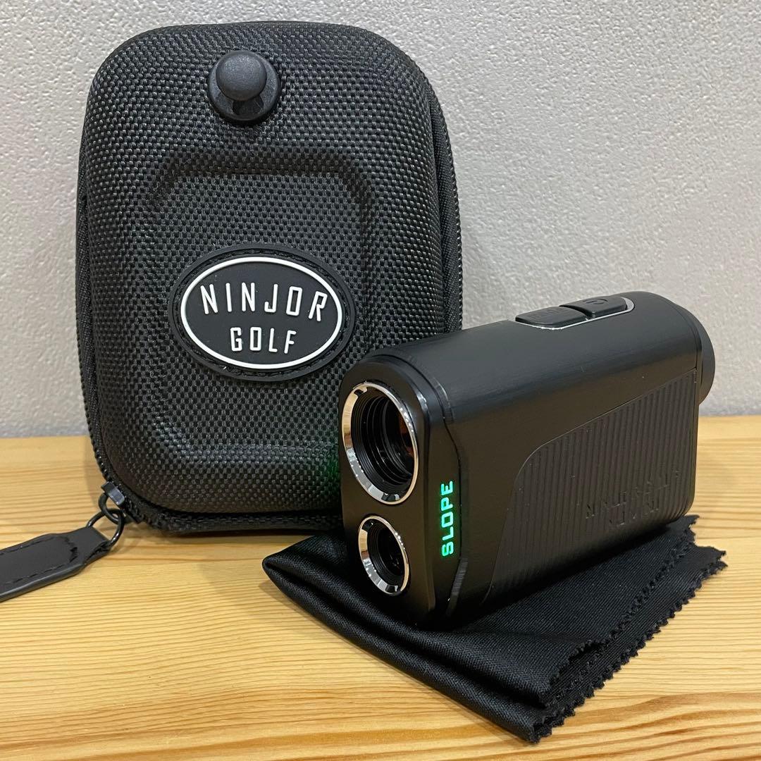 美品NINJOR GOLF NJ MINI OLED レーザー距離計3点間計測