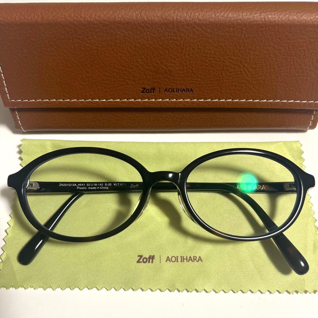zoff 伊原葵 コラボ メガネ IHARA AOI