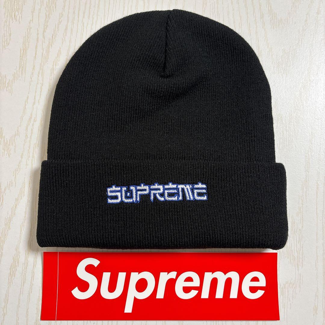 Supreme シュプリーム demon ニット帽　ビーニー ブラック　黒