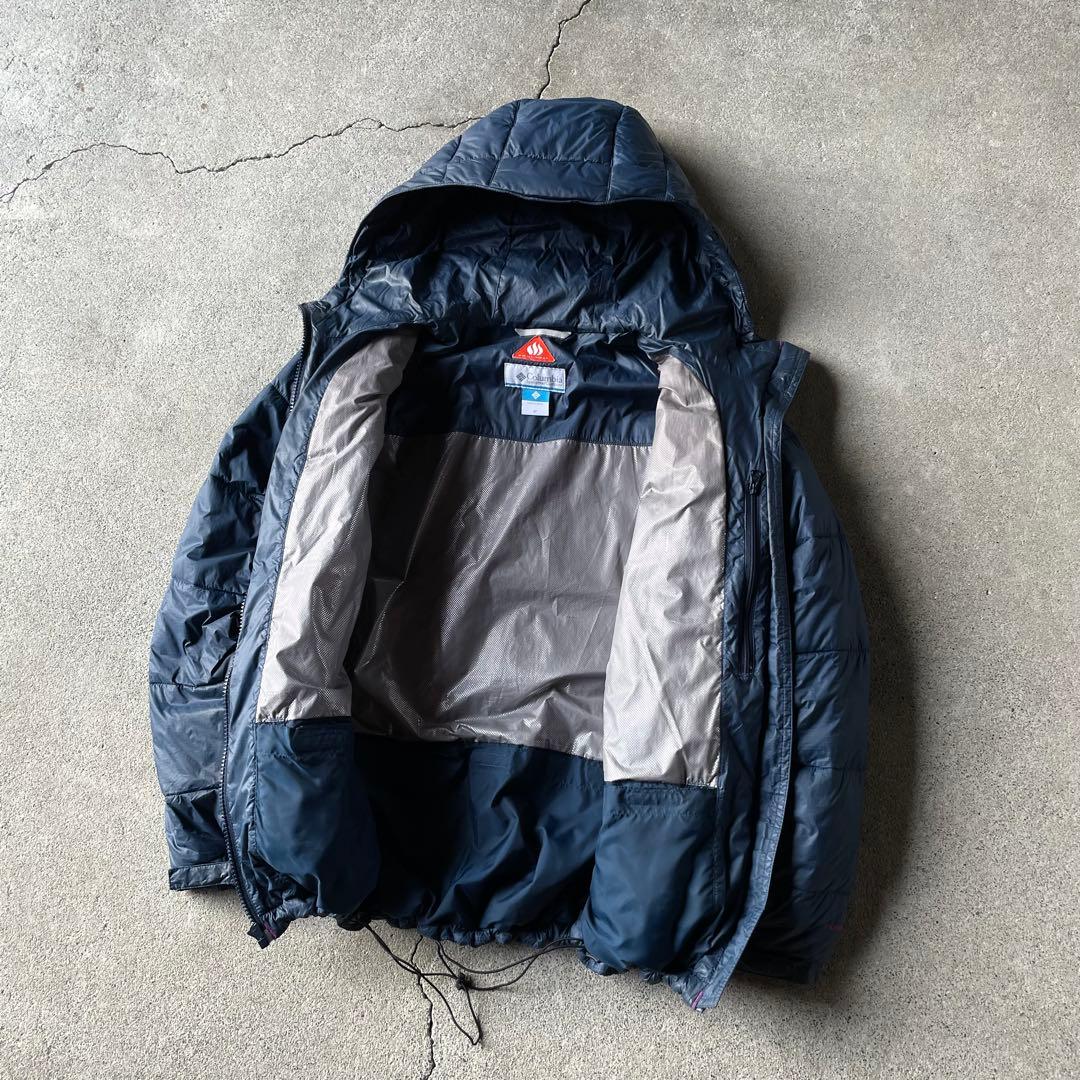 ジャケット・アウター columbia down parka navy pink archive