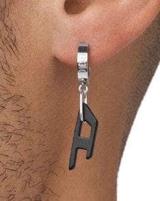 DIESEL 美品2個セット Dロゴ 両耳用ピアス