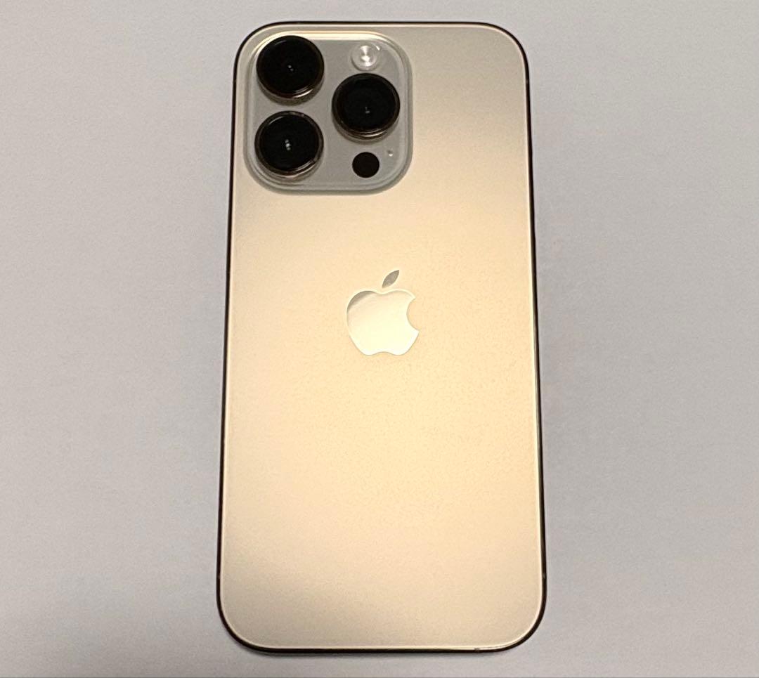 【お値下げ中】アイフォンiPhone 14 Pro ゴールド 本体 Simフリー