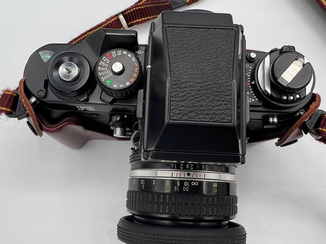 Nikon F3 一眼レフカメラ 本体 レンズ 3個 バッグ 攻略本 セット