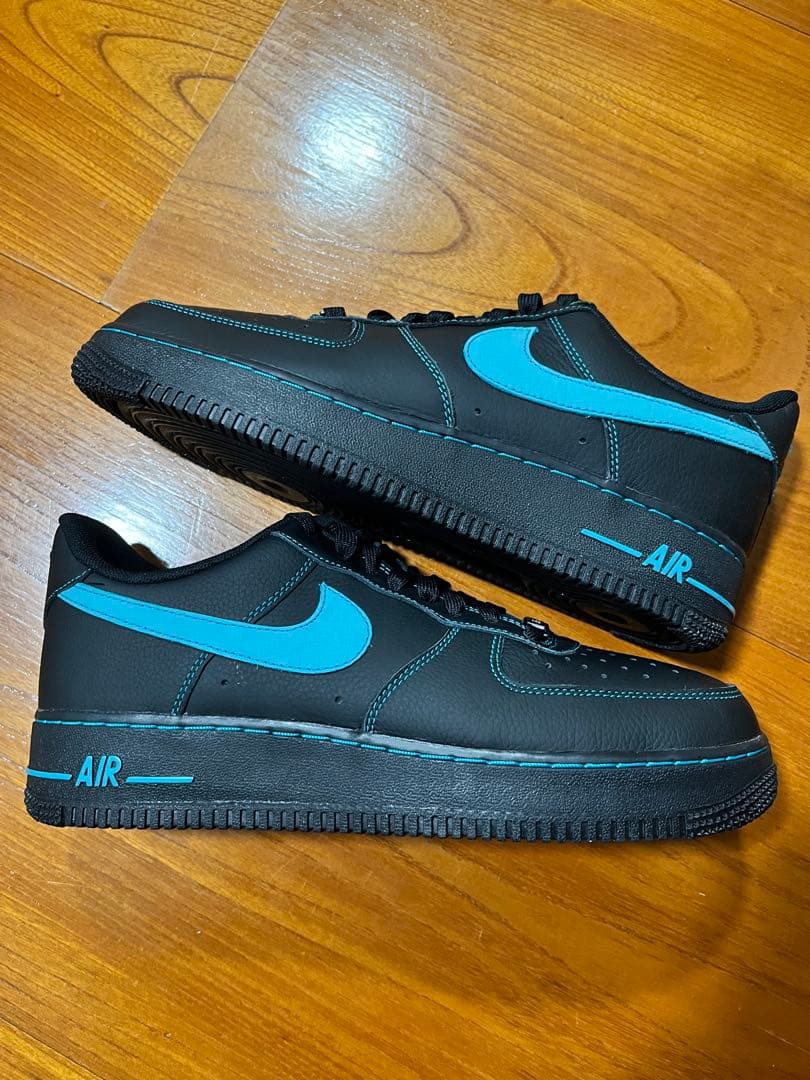 27cm ナイキ AIR FORCE 1 ブラックティファニー 2