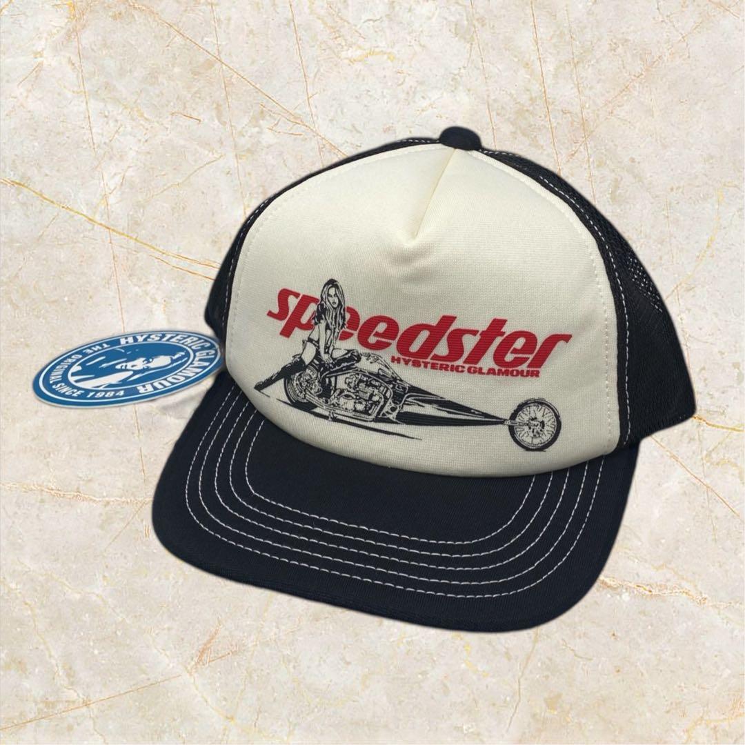 新品 HYSTERIC GLAMOUR キャップ ブラック スピードスター 黒