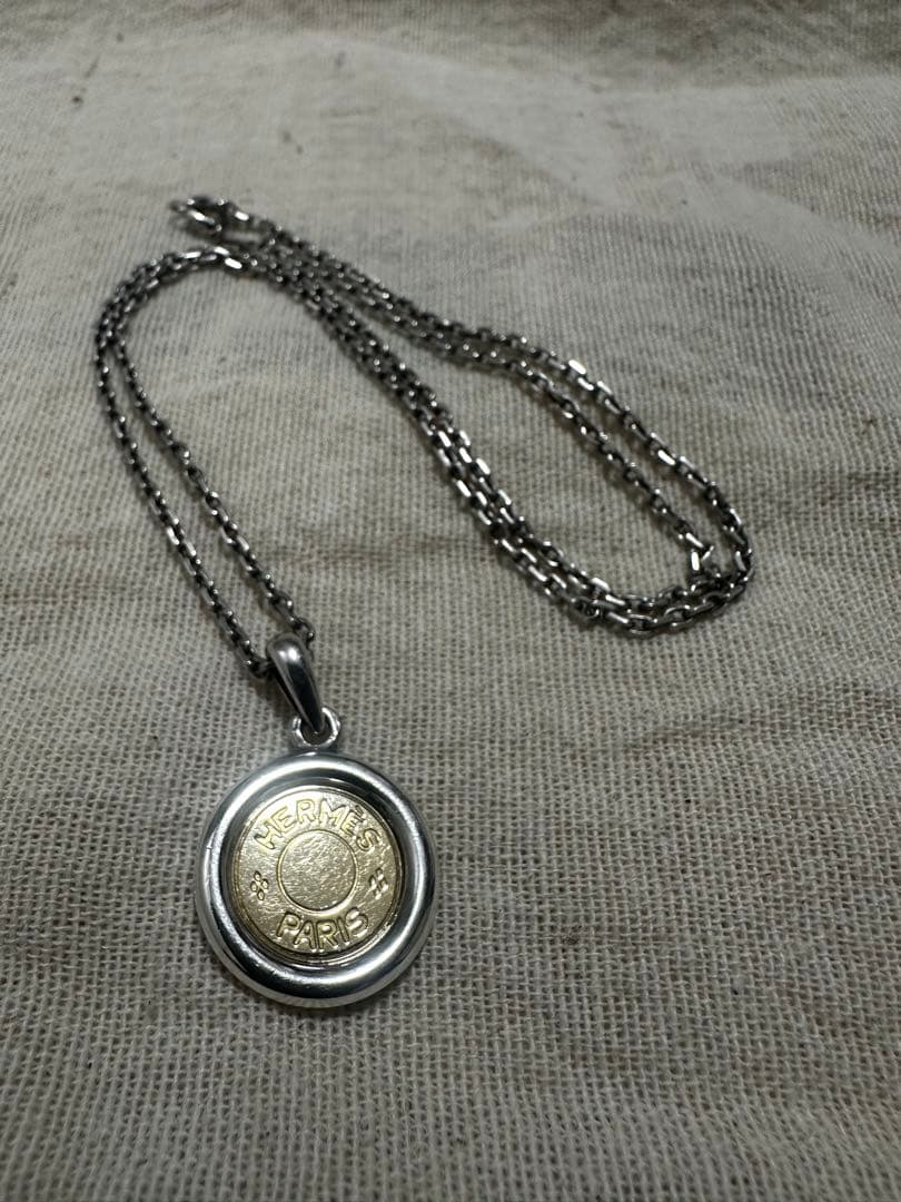 エルメス HERMES セリエ ペンダント チェーンネックレス