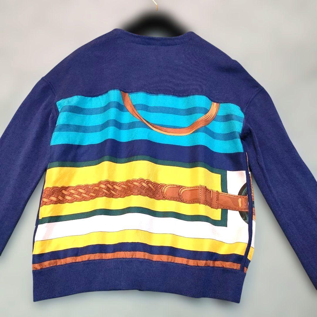 HERMES　エルメス　カーディガン　シルク　レディース