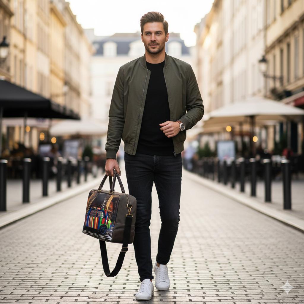 ポールスミス　2way　ボストン　ショルダー　ミニクーパー　マルチストライプ