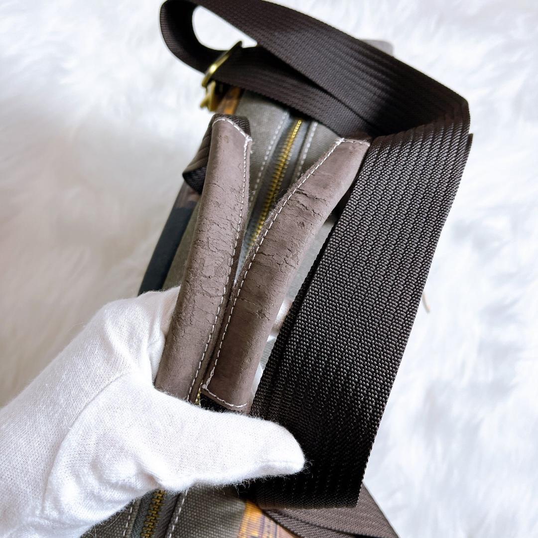 ポールスミス　2way　ボストン　ショルダー　ミニクーパー　マルチストライプ