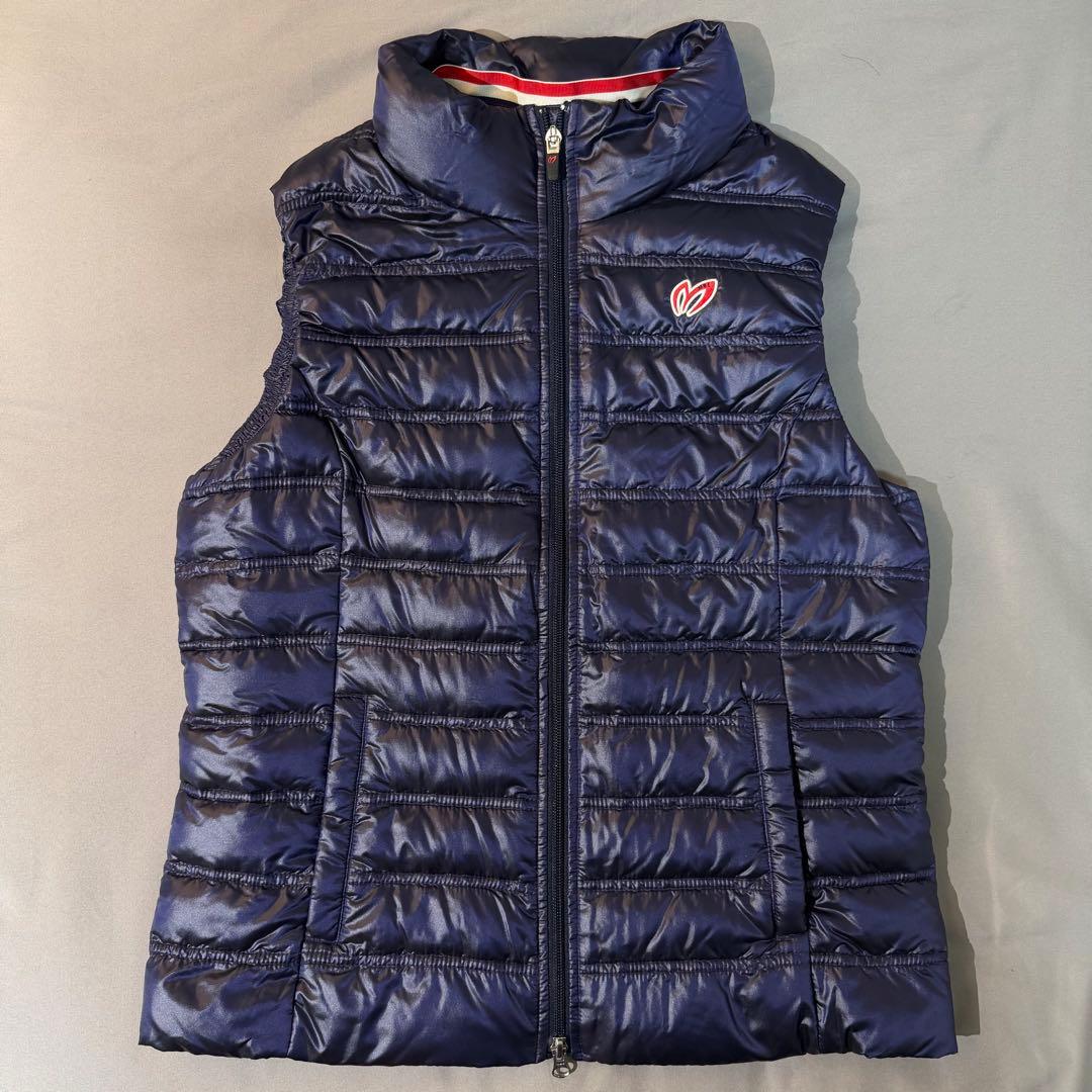 マスターバニーエディション レディース ダウンベスト ネイビー サイズ2