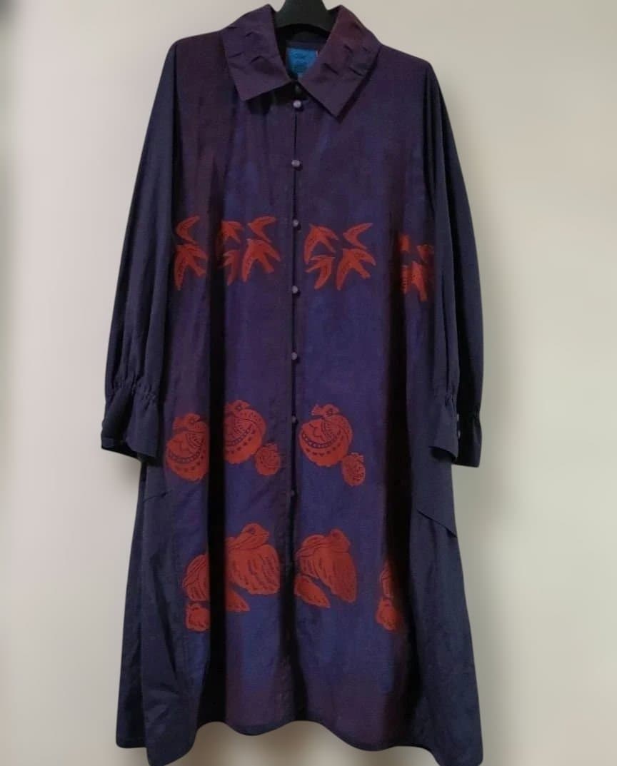 ann吉 センソユニコ　刺繍 羽織り ワンピース　チュニック　コート