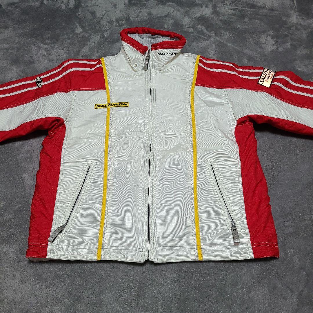泥*子様 ✨️希少 貴重✨️サロモン スキーウェア パンツ ベスト 3点 L 赤