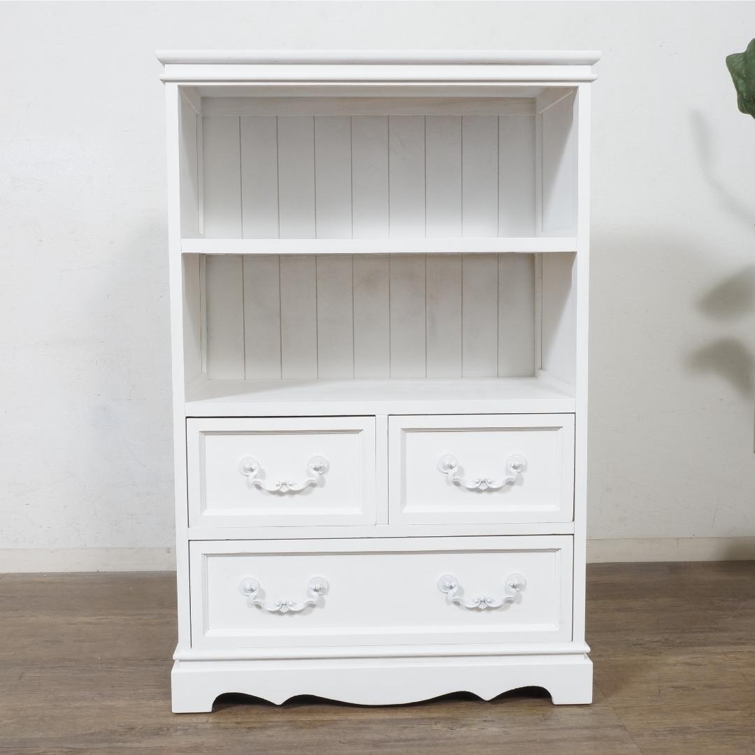 フォロー割【新品】アンティーク風 キャビネット チェスト シャビーシック