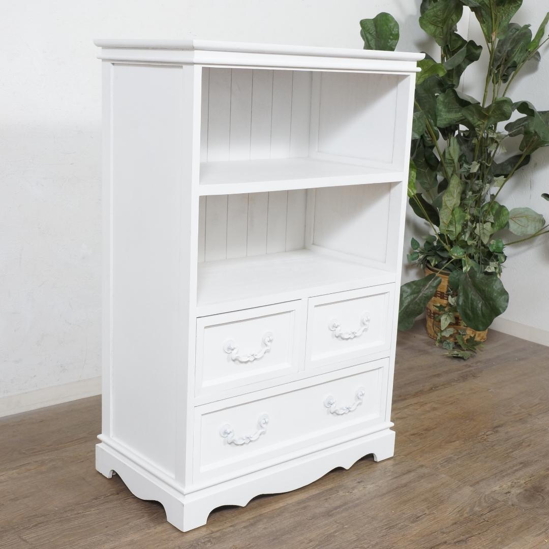 フォロー割【新品】アンティーク風 キャビネット チェスト シャビーシック